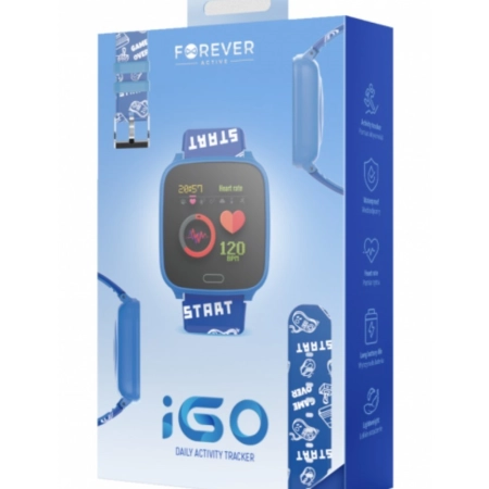 Smartwatch dla dzieci zegarek pulsometr Forever iGO niebieski